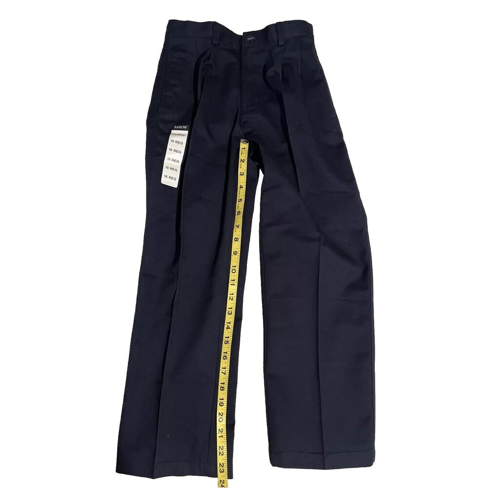 NEW ARROW Boy's Wrinkle Free Stain Repellent Pants Size 10